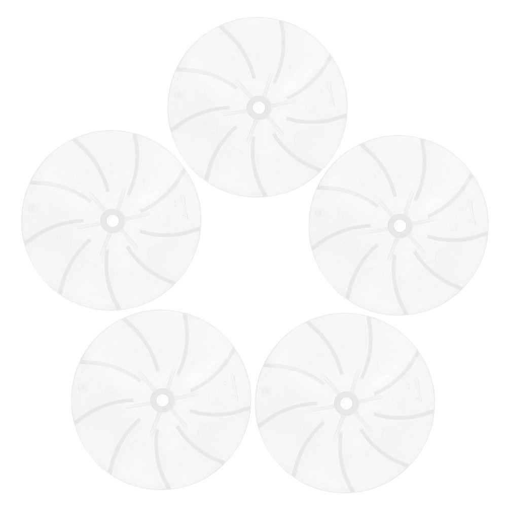 5pcs Hair Dryer Fan Blades Replacement Plastic Parts White
