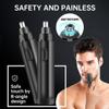 Ear and Nose Hair Trimmer USB Rechargeable Professional Painless Eyebrow and Facial Nose Hair Trimmer, IPX7 Waterproof, Double-Edged Blade, Easy to Clean (Black Charging Number LED Display) view 2