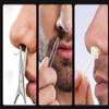 Ear and Nose Hair Trimmer USB Rechargeable Professional Painless Eyebrow and Facial Nose Hair Trimmer, IPX7 Waterproof, Double-Edged Blade, Easy to Clean (Black Charging Number LED Display) view 3