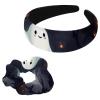 Dragon Sword 2 Pcs Polyester Wide Headbands and Scrunchie for Women, Halloween Ghosts E Headbands Non-Slip Hair Band Fashion Hair Hoop for Girls Hair Accessories view 2