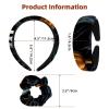 Dragon Sword 2 Pcs Polyester Wide Headbands and Scrunchie for Women, Halloween Ghosts E Headbands Non-Slip Hair Band Fashion Hair Hoop for Girls Hair Accessories view 3