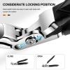 Black Long Handle Toenail Clippers for Seniors Non-Slip Wide Jaw Opening Clipmaster Pro Toenail Clippers with Catcher for Men for Thick Nails Ergonomic Curve Angled Head Toe Nail Clipper Sharp1pcs view 4