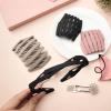 brcowdp 4 retractable folding headbands, new non slip portable adjustable headbands, suitable for women's fashionable hair accessories such as cleaning, makeup, going out, and traveling view 2
