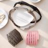 brcowdp 4 retractable folding headbands, new non slip portable adjustable headbands, suitable for women's fashionable hair accessories such as cleaning, makeup, going out, and traveling view 3