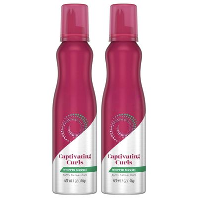 Whipped Cream Mousse for Captivating Curls By Suave, 7 oz (2 pack)