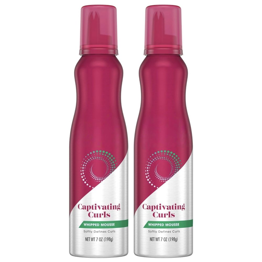 Whipped Cream Mousse for Captivating Curls By Suave, 7 oz (2 pack)