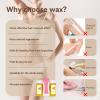 FOCTXI Roll On Waxing Kit for Sensitive Skin - Hair Removal with 2 Honey Soft Wax Cartridges and 100 Non-Woven Wax Strips, 10 Wipes view 2