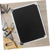 Angoily 1 Set Toolbox Travel Cosmetic Case Tattoo Case Organizer Hard Briefcase Holder Pearl Cotton Black view 2