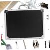 Angoily 1 Set Toolbox Travel Cosmetic Case Tattoo Case Organizer Hard Briefcase Holder Pearl Cotton Black view 3