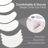 Curacoro Biogel Eye Pads for Lash Extensions, Soft Sticky Under Eye Patches for Sensitive Skin, Eyelash Perm Lamination, Lash Extension Remover Supplies (10 Pairs) view 3