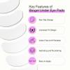 Curacoro Biogel Eye Pads for Lash Extensions, Soft Sticky Under Eye Patches for Sensitive Skin, Eyelash Perm Lamination, Lash Extension Remover Supplies (10 Pairs) view 2