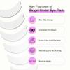Curacoro Biogel Eye Pads for Lash Extensions, Soft Sticky Under Eye Patches for Sensitive Skin, Eyelash Perm Lamination, Lash Extension Remover Supplies (10 Pairs) view 2