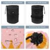 EVANLinsim Drawstring Makeup Bag Large Cosmetic Bag Travel Toiletry Bag Waterproof Make Up Organizer for Women Girls, Pink Crown view 3