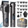 Vgrpro Hair Clippers for Men Professional, Cordless Hair Clippers for Hair Cutting, Mens Clippers and Trimmers Set, Electric Hair Trimmer for Men with Package Box (Gray) view 1