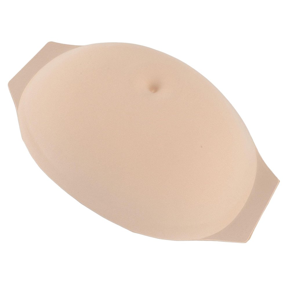 Lightweight Breathable Foam Fake Belly Pregnant Bump False Pregnant Bump Simulates Actual Pregnancy (Medium) (without fixing strap)