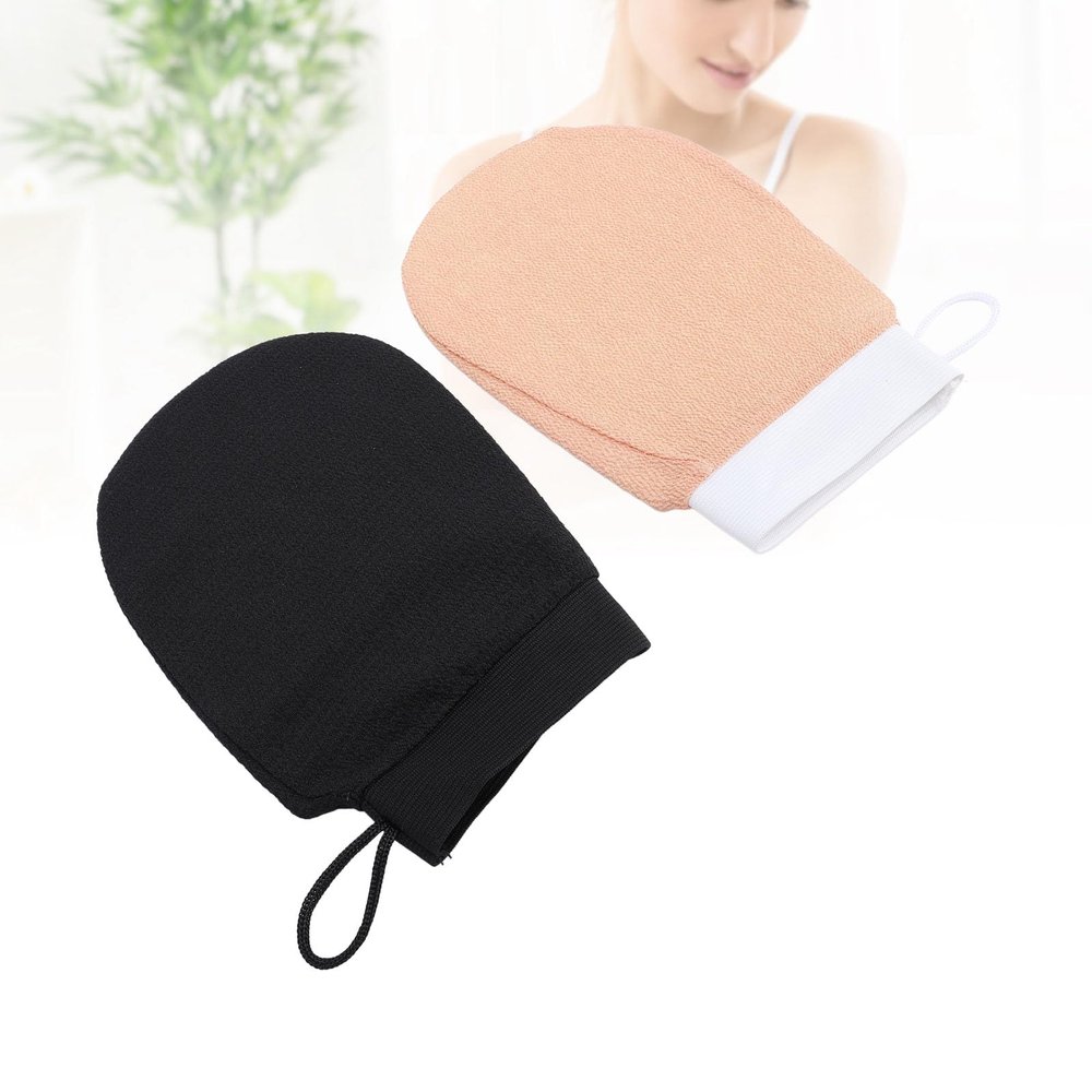 4pcs Exfoliating Gloves for Sensitive Skin Enhance Skin Smoothness Softness Improve Skin Texture Appearance Reduce Common Skin Problems Exfoliating Gloves