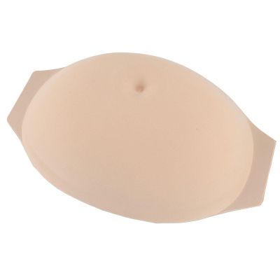 Lightweight Breathable Foam Fake Pregnant Belly Bump Comfy & Easy to Wear with Extendable Straps, Simulates Actual Pregnancy (Small, No Fixing Strap)
