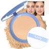 evpct Oil Control Pressed Face Powder Compact for Women, Translucent Setting Powder Makeup Foundation for Women, Waterproof Long Lasting Lightweight, polvo compacto de maquillaje, 02# Natural Beige view 1