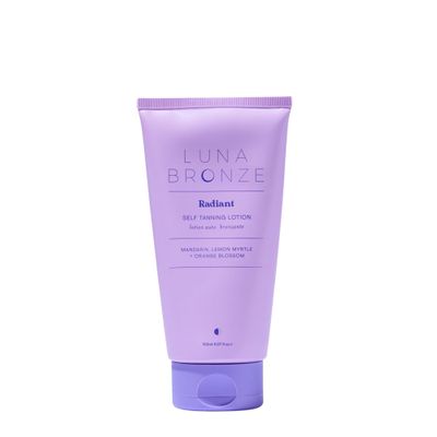 Luna Bronze Radiant Self Tanning Lotion | Natural Caramel Tint for Instant Tan | Moisturizing & Effortless Application, Soothing & Non-Irritating Formula | Vegan, Cruelty Free (150ml/5.07 fl. oz)