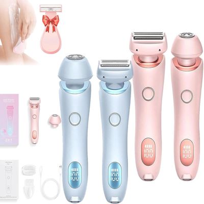 Women's Electric Razor, 2 in 1 Electric Lady Shaver, Smooth Shave for Women