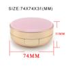 15g/0.5oz Empty Pink Air Cushion Puff Box, Portable Make-up Powder Container with Mirror, for BB Cream Foundation view 2
