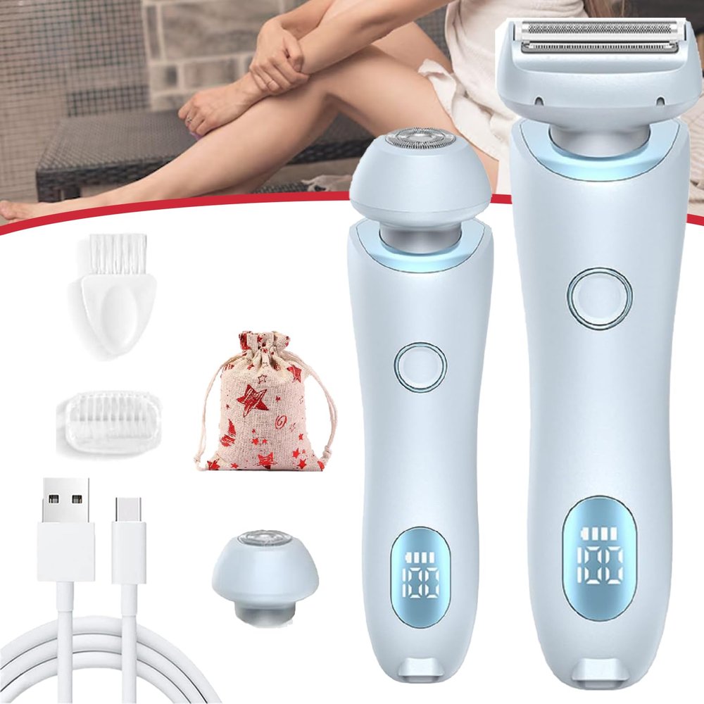 Shaver Pro for Women, Smooth Shave Razor, The Premium Shaver, Official Electric Razor, Silkglide Pro Razor, Silk Glide Pro Electric Shaver for Women (Blue)