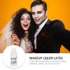 Healvian Halloween Cosplay Makeup Liquid Latex Latex Wrinkle Makeup Dark Flesh 1 Bottle No Remover Needed view 2