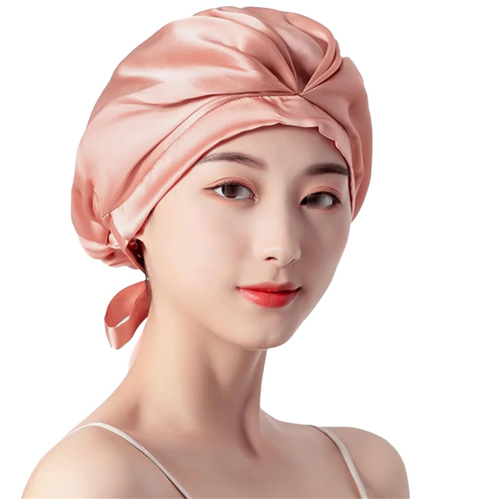 16MM Natural Nightcap 1 Layer Shower Nightcap Housework Cooking Hair Care Cap Protective Cap