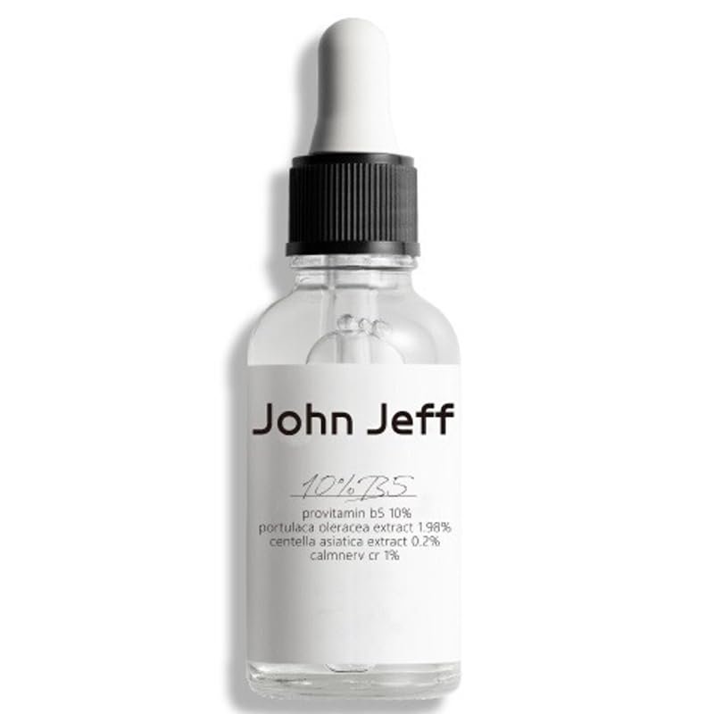 1PC John Jeff 10% B5 Serum, Hydrating Soothing Relieving Redness Balancing Moisturizing Facial Serum Essence, Strengthen Skin Serum Ampoule, 50ml