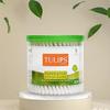 TU LIPS Cotton Ear Buds/Swabs (pack of 2) with White PAPER Sticks (200/400 Tips) in a Jar view 2