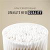 TU LIPS Cotton Ear Buds/Swabs (pack of 2) with White PAPER Sticks (200/400 Tips) in a Jar view 4