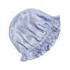9mm Silk Bonnet Summer Double Layer Nightcap Anti-frizz Hair Care Home Shower Cap Sky Blue view 1