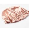 9mm Silk Bonnet Summer Double Layer Nightcap Anti-frizz Hair Care Home Shower Cap Sky Blue view 2