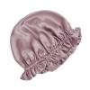 9mm Silk Bonnet Summer Double Layer Nightcap Anti-frizz Hair Care Home Shower Cap view 1