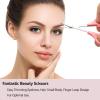 2 Pcs Eyebrow Scissors for Women Small Scissors Beauty for Facial Hair, Beard, Ear, Nose, Moustache Stainless Steel view 2