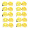 10PCS Yellow Double Lemon Hair Clip,Lemon Accessories for Women,Bangs Side Hairpins Hair Accessories Clips,Duckbill Hair Accessories view 1