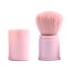 WEISUYUUS Retractable Kabuki-Makeup Brush,Travel Face Blush Brush,Portable Powder Brush with Cover for Bronzer,Buffing,Highlighter view 1