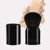 WEISUYUUS Retractable Kabuki-Makeup Brush,Travel Face Blush Brush,Portable Powder Brush with Cover for Bronzer,Buffing,Highlighter view 2