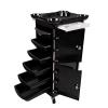 FOGVG Hair Beauty Salon Trolley Cart with Wheels & 6 Drawers,Rolling Salon Trolley Storage Cart, Lockable Rolling Wheel, Cabinet Organizer, Salon Cart Storage Furniture for Barber Beauty SPA,05 view 1