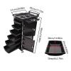 FOGVG Hair Beauty Salon Trolley Cart with Wheels & 6 Drawers,Rolling Salon Trolley Storage Cart, Lockable Rolling Wheel, Cabinet Organizer, Salon Cart Storage Furniture for Barber Beauty SPA,05 view 4