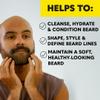 The Beard Club Premium Beard Kit for Men - Grooming & Care Kit - Cedar & Sandalwood Oil, Sandalwood Balm, Shampoo, Brush, Comb, Trimming Scissors, Straight Edge Razor - Gift Set view 2