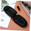 HAPINARY 5pcs Carrying Case Portable Handle Holds Bottles Sturdy Zippers for Travel and Home Organization Elegant Design Black Color view 4