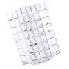 LOUYTW 64 Clear Lipglosses Makeup Tower Acrylic Display Risers Clear Lipstick Holder Lip Gloss Clear Brush Holders Display Shelves Lip Organizer to Rotate Detachable Storage Box