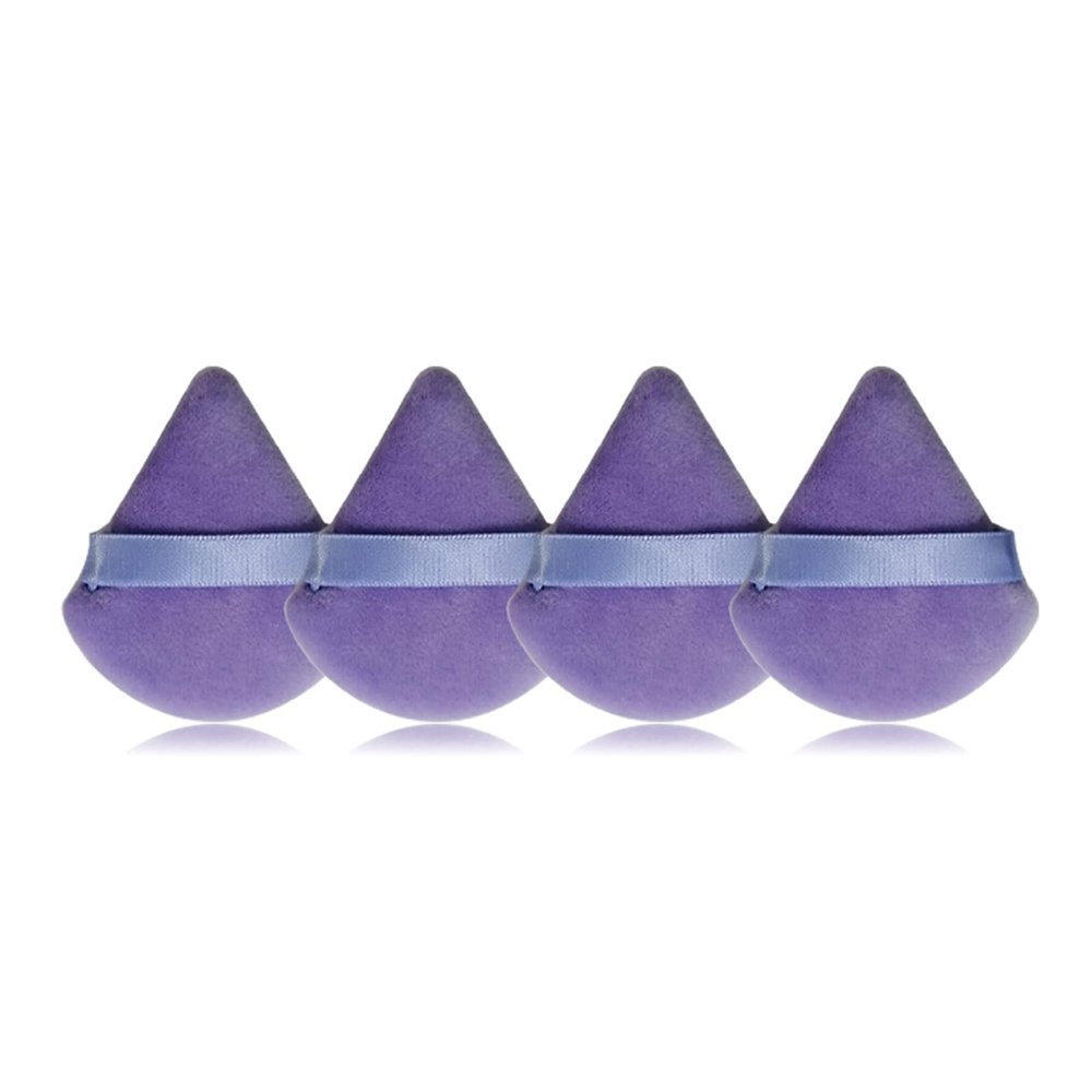 4/6/15Pcs Triangles Powder Puff Cosmetic Powder Puff Washable Sponge Powder Sponge Makeup Sponge For Face