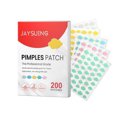 Pimples Patch, 200 Pieces of Cloud shape, Gently Absorbs in 4-7 Hours, Hydrocolloid, Non-Drying, Facial Sticker, Blemishes, Zits Absorbing Patch, Breakouts Spot Treatment for Skin Care