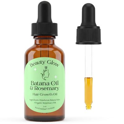 Beauty Glow Batana Oil Dr. Sebi & Dr. Truth Approved Organic Rosemary Oil from Honduras Moisturizing for Dry Damaged Hair Noruishes Hydrates Ancient Miracle Hair Moisturizer for Men & Women USA Made