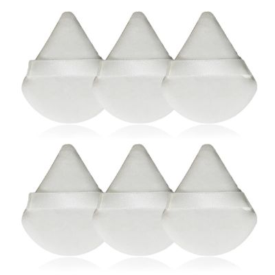 4/6/15Pcs Triangles Powder Puff Cosmetic Powder Puff Washable Sponge Powder Sponge Makeup Sponge For Face
