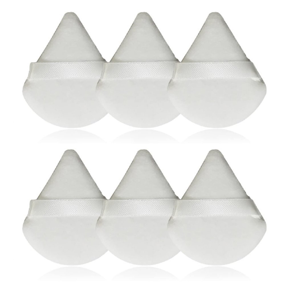 4/6/15Pcs Triangles Powder Puff Cosmetic Powder Puff Washable Sponge Powder Sponge Makeup Sponge For Face