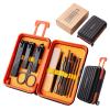 12 IN 1 Professional Stainless Steel Travel Grooming Manicure & Pedicure Set Care Tools view 1