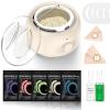 TIKESI Waxing Kit - Wax Warmer for Hair Removal, Hard Wax Kit with 14oz 5 Bags Hard Wax Beans for Full Body, Legs, Face, Eyebrows, Bikini, Brazilian Waxing Kit for Women Men view 1
